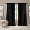 Threadmade Home All Seasons Blackout Window Curtain, Black - 52"W x 108"L